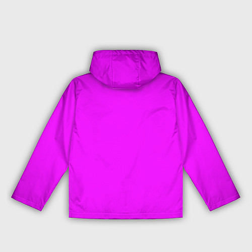 Женская ветровка Маджента без рисунка / 3D-Белый – фото 2
