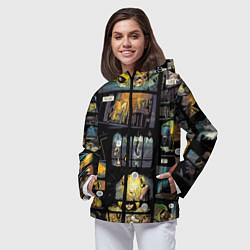 Ветровка с капюшоном женская LITTLE NIGHTMARES, цвет: 3D-черный — фото 2