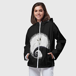 Ветровка с капюшоном женская Little Nightmares 2, цвет: 3D-белый — фото 2