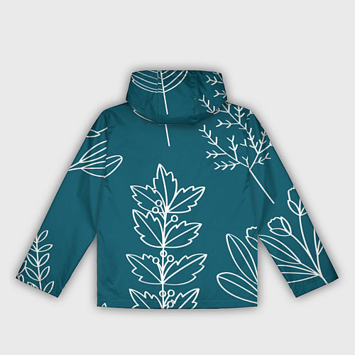 Женская ветровка Цветы / 3D-Белый – фото 2