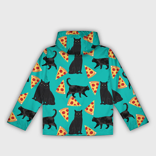 Женская ветровка Котики и Пиццы / 3D-Белый – фото 2
