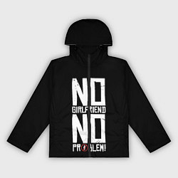 Ветровка с капюшоном женская Нет Девушки - Нет Проблем, цвет: 3D-черный