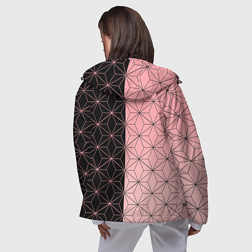 Женская ветровка КОСТЮМ НЕЗУКО NEZUKO / 3D-Черный – фото 4