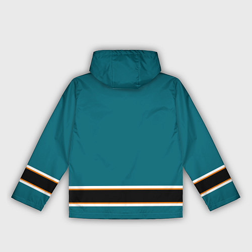 Женская ветровка Сан-Хосе Шаркс Форма1 / 3D-Белый – фото 2