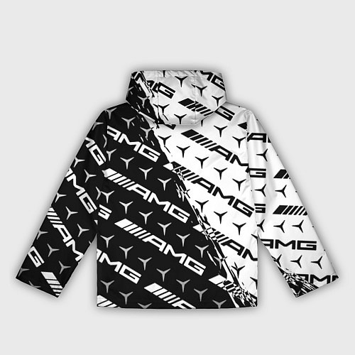 Женская ветровка MERCEDES BENZ AMG / 3D-Белый – фото 2