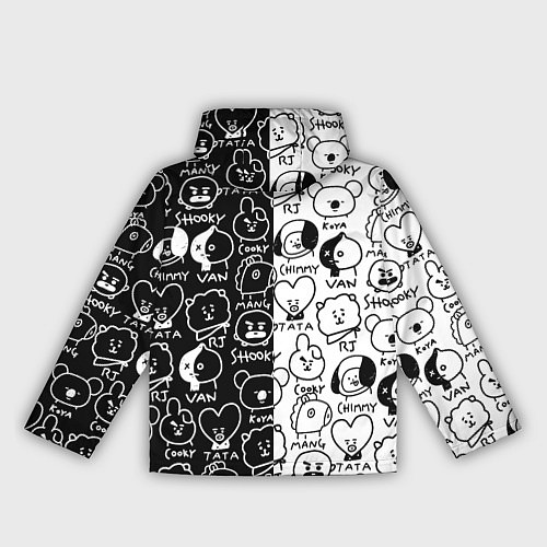 Женская ветровка BTS BT21 / 3D-Белый – фото 2