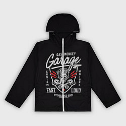 Ветровка с капюшоном женская Gas Monkey Garage, цвет: 3D-белый