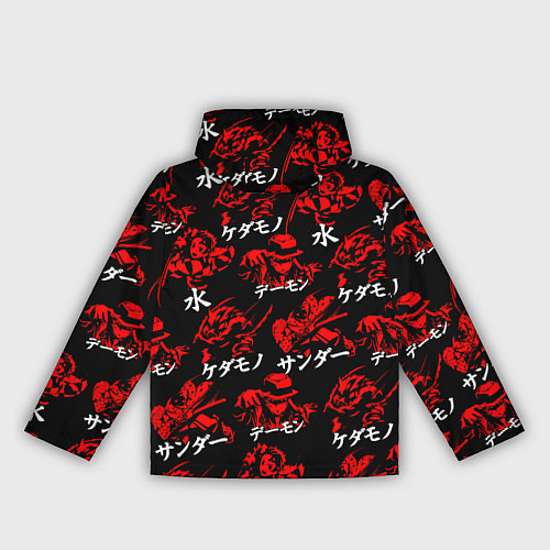 Женская ветровка КЛИНОК, РАССЕКАЮЩИЙ ДЕМОНОВ / 3D-Белый – фото 2