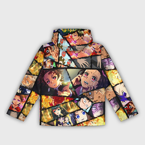 Женская ветровка КЛИНОК РАССЕКАЮЩИЙ ДЕМОНОВ / 3D-Черный – фото 2