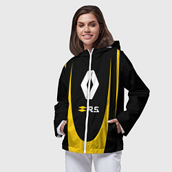 Ветровка с капюшоном женская RENAULT SPORT, цвет: 3D-белый — фото 2