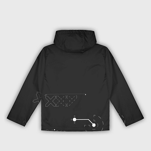 Женская ветровка Desert Eagle: Printstream Graphite / 3D-Белый – фото 2