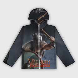 Ветровка с капюшоном женская Viking Valheim, цвет: 3D-белый