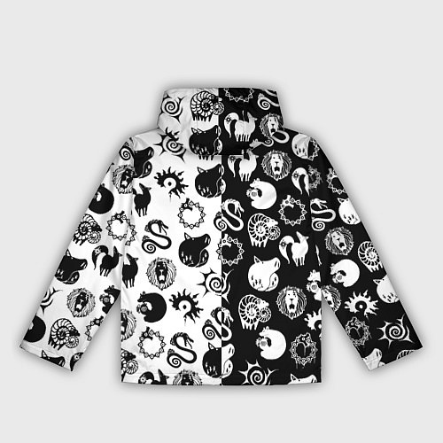 Женская ветровка ЭМБЛЕМЫ МАГИЧЕСКАЯ БИТВА JK / 3D-Белый – фото 2