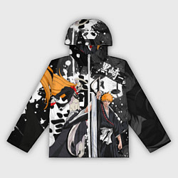 Ветровка с капюшоном женская Bleach, цвет: 3D-белый