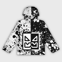 Ветровка с капюшоном женская Geometry Dash: Black, цвет: 3D-черный