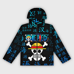Ветровка с капюшоном женская ONE PIECE ВАН ПИС ИЕРОГЛИФ, цвет: 3D-черный