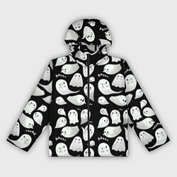 Ветровка с капюшоном женская Boo Привидения, цвет: 3D-черный