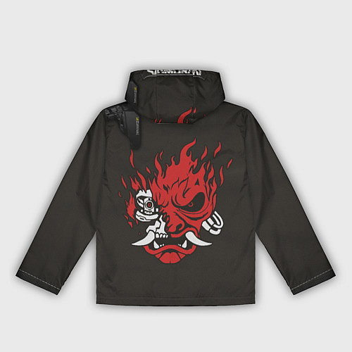 Женская ветровка Куртка Cyberpunk 2077 / 3D-Белый – фото 2