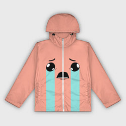 Ветровка с капюшоном женская Crying Isaac, цвет: 3D-белый