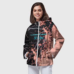 Ветровка с капюшоном женская MGR - Nanomachines Son, цвет: 3D-белый — фото 2