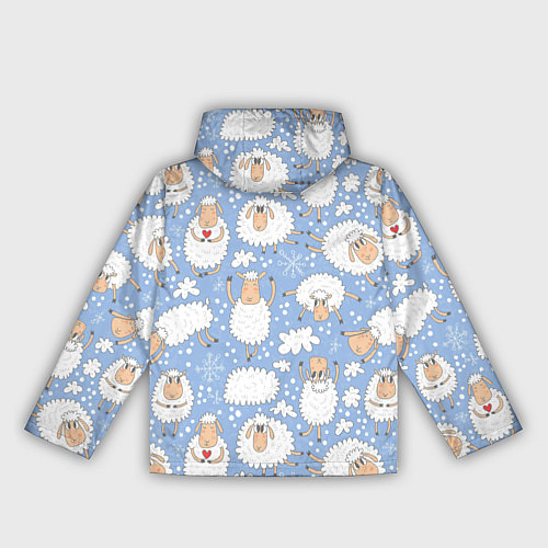 Женская ветровка Счастливые овечки / 3D-Белый – фото 2