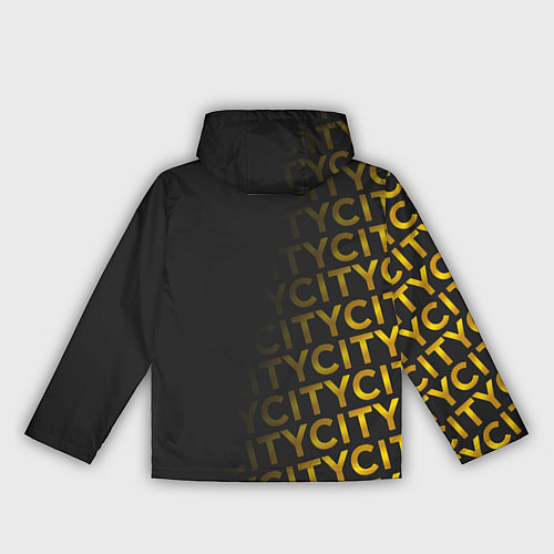 Женская ветровка МАНЧЕСТЕР СИТИ ЗОЛОТО GOLD / 3D-Белый – фото 2