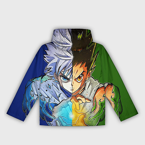 Женская ветровка Киллуа золдик и Гон хантер / 3D-Белый – фото 2