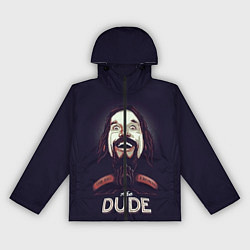 Ветровка с капюшоном женская Большой Лебовский The Dude, цвет: 3D-черный