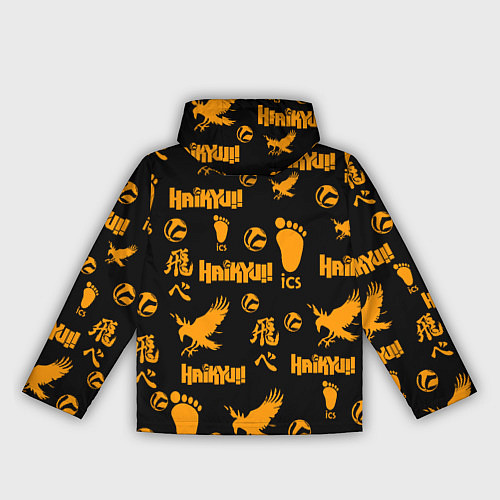 Женская ветровка Haikyu!! ВОЛЕЙБОЛ!! элементы / 3D-Белый – фото 2