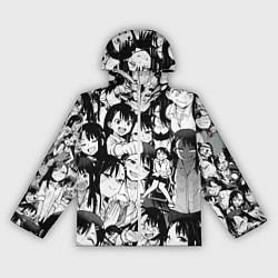 Ветровка с капюшоном женская Nagatoro Sempai, цвет: 3D-белый