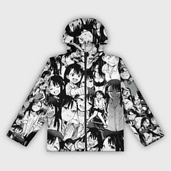 Ветровка с капюшоном женская Nagatoro Sempai, цвет: 3D-черный