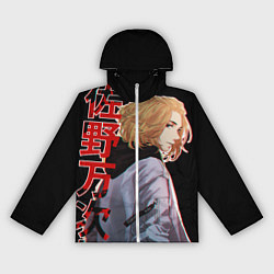 Ветровка с капюшоном женская Токийские мстители, цвет: 3D-белый