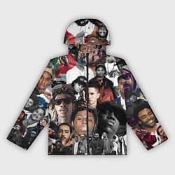 Ветровка с капюшоном женская Короли Рэпа KING RAP, цвет: 3D-черный