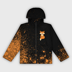 Ветровка с капюшоном женская Foxy - Paint, цвет: 3D-черный