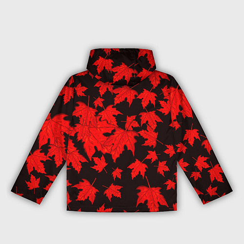 Женская ветровка Осенние листья / 3D-Белый – фото 2