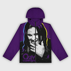 Ветровка с капюшоном женская Ozzy Osbourne, Оззи Осборн, цвет: 3D-черный