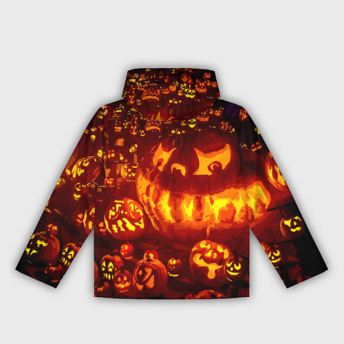 Женская ветровка Тыквы на Хэллоуин / 3D-Черный – фото 2