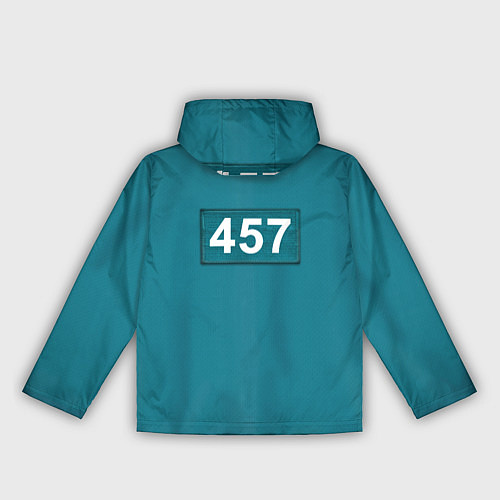 Женская ветровка Форма игрока Игра в кальмара / 3D-Белый – фото 2