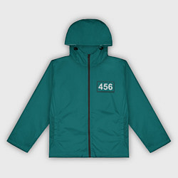Ветровка с капюшоном женская Персонаж 456, цвет: 3D-черный