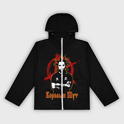 Ветровка с капюшоном женская Король и Шут анархия, цвет: 3D-белый