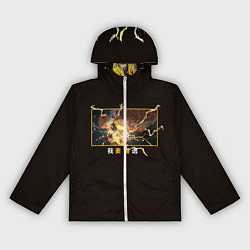 Ветровка с капюшоном женская Зинуцу Агацума входит в режим боя, цвет: 3D-белый