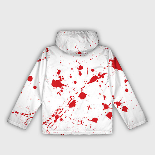Женская ветровка Dexter logo Декстер брызги крови / 3D-Белый – фото 2