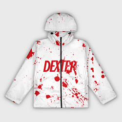 Ветровка с капюшоном женская Dexter logo Декстер брызги крови, цвет: 3D-черный
