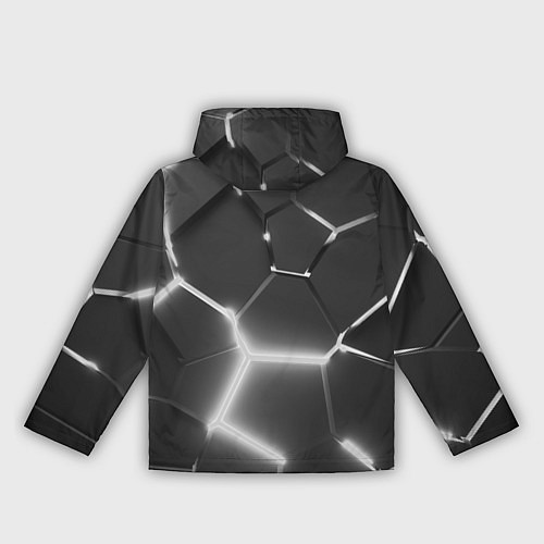 Женская ветровка AUDI GREY 3D ПЛИТЫ / 3D-Белый – фото 2