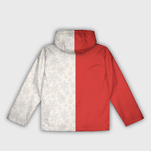 Женская ветровка Дед Мороз селфи / 3D-Черный – фото 2