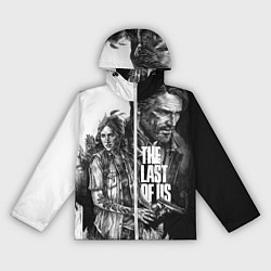 Ветровка с капюшоном женская THE LAST OF US ЧЁРНО БЕЛЫЙ, цвет: 3D-белый