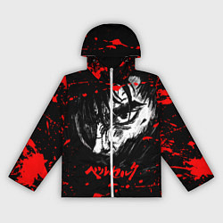 Ветровка с капюшоном женская ГАТС БЕРСЕРК BERSERK, цвет: 3D-белый