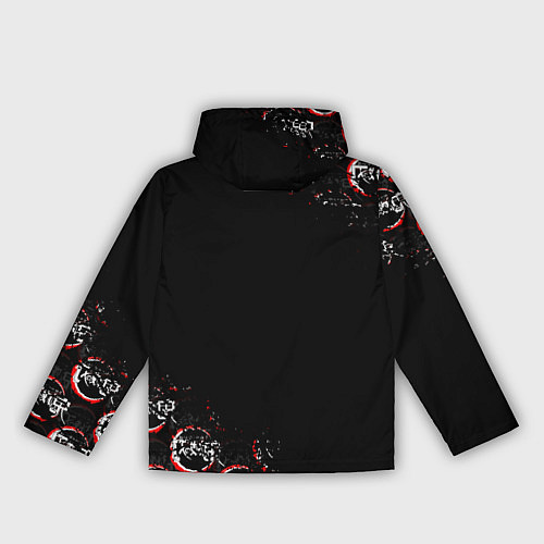 Женская ветровка КЛИНОК РАССЕКАЮЩИЙ ДЕМОНОВ БРЫЗГИ КРАСОК / 3D-Белый – фото 2