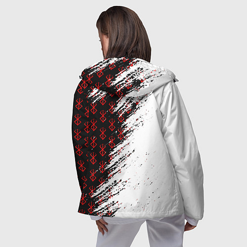 Женская ветровка Berserk Anime / 3D-Черный – фото 4