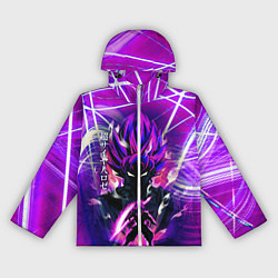 Ветровка с капюшоном женская Гоку Блек Anime Dragon Ball Super Saiyan, цвет: 3D-белый
